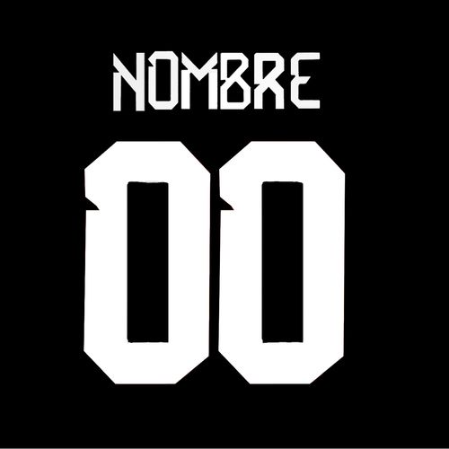 Estampa Generica Nombre Y Numero