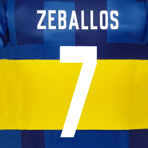 Kit Estampa Zeballos Oficial Boca Titular 23/24