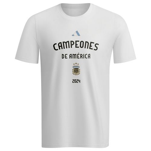 Remera Argentina Adidas Afa Campeones 2024 Hombre