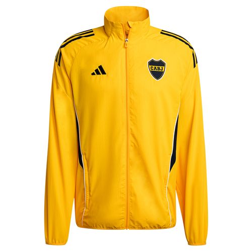 Campera Boca Juniors Adidas Prematch 25/26 Hombre