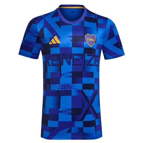 Remera Boca Juniors Adidas Prematch 25/26 Hombre