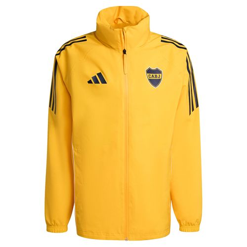 Campera Boca Juniors Adidas De Lluvia Tiro 25 Hombre