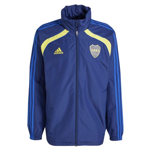 Campera Boca Juniors Adidas Rompevientos Ubp Hombre