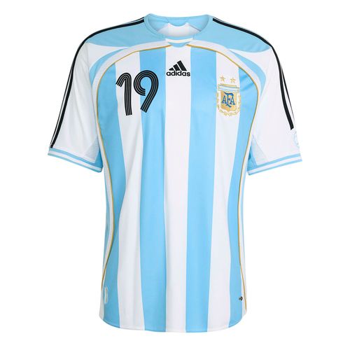 Camiseta Argentina Adidas Afa Titular 2006 Messi Hombre